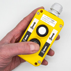 Пост кнопочный, ПКТ Т281, 5А, 500В, IP65, 2 кнопки (2NO+2NO)