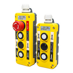 Пост кнопочный, ПКТ T381, 5А, 500В, IP65, 3 кнопки (3NO+3NO)