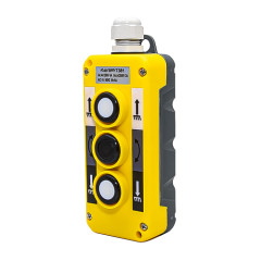 Пост кнопочный, ПКТ T381, 5А, 500В, IP65, 3 кнопки (3NO+3NO)