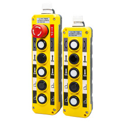 Пост кнопочный, ПКТ T581, 5А, 500В, IP65, 5 кнопок (5NO+5NO)