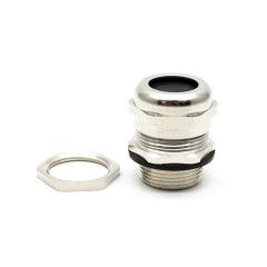 M2516BRL M25 х 1,5 кабельный ввод, латунь, с гайкой 9-16 мм, длина резьбы 12 мм Beisit