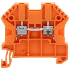 SRK 2.5/2A OG проходная клемма, 2 соединения, оранжевая, винтовое соединение 17100.3 Conta-clip