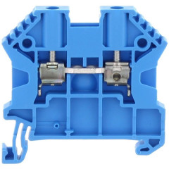 SRK 2.5/2A BU проходная клемма, 2 соединения, синяя, винтовое соединение 17100.5 Conta-clip
