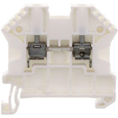 SRK 2.5/2A WH проходная клемма, 2 соединения, белая, винтовое соединение 17100.7 Conta-clip