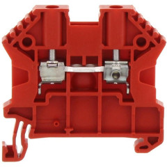 SRK 2.5/2A RD проходная клемма, 2 соединения, красная, винтовое соединение 17100.9 Conta-clip