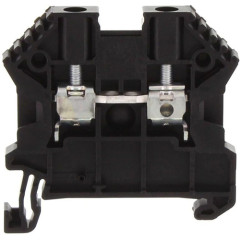 SRK 4/2A BK проходная клемма, 2 соединения, черная, винтовое соединение 17104.4 Conta-clip