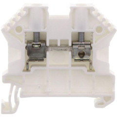 SRK 4/2A WH проходная клемма, 2 соединения, белая, винтовое соединение 17104.7 Conta-clip