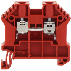 SRK 6/2A RD проходная клемма, 2 соединения, красная, винтовое соединение 17108.9 Conta-clip