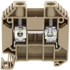 SRK 16/2A/Z/IS BG проходная клемма, 2 соединения, бежевая, винтовое соединение 17127.2 Conta-clip
