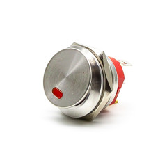 KCD2-201NM-RK018500 Переключатель металлический 20А, 12В, красный