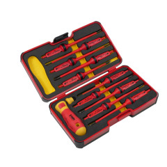 06381206 Набор стержней диэлектрических SL/PH/PZ/TX и рукоятка E-SMART в кейсе, 12шт Felo