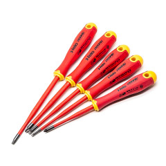 41385398 Набор диэлектрических отверток Ergonic E-SLIM SL/PZ, 5 шт Felo