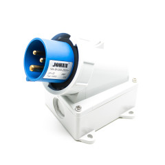 Вилка силовая настенная 3Р 16А 230В IP67 ZH1003 JESIRO 