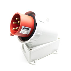 Вилка силовая настенная 5Р 32А 400В IP67 ZH1008 JESIRO
