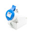Розетка силовая настенная 3Р 16А 230В IP44 ZH101 JESIRO 