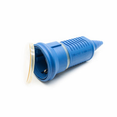 Розетка кабельная SCHUKO 2P 16A 230В IP44, синяя ZH10843 JESIRO