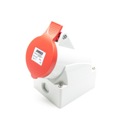 Розетка силовая настенная 5Р 16A 400В IP44 ZH111 JESIRO