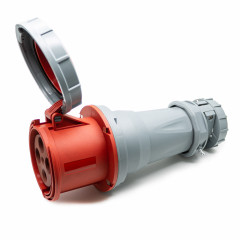 Розетка силовая кабельная 4Р 125A 400В IP67 ZH1450 JESIRO