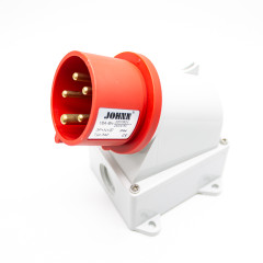 Вилка силовая настенная 5Р 16А 400В IP44 ZH342 JESIRO