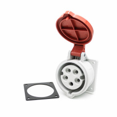 Розетка силовая встраиваемая 5Р 32А 400В IP44 ZH3451 JESIRO