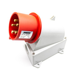 Вилка силовая настенная 5Р 32А 400В IP44 ZH354 JESIRO