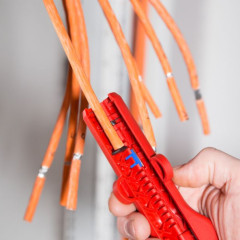 Weicon №10 инструмент для снятия внешней оболочки кабеля Cat5, Cat6, Cat7, тип "витая пара" 4,5 - 10 мм