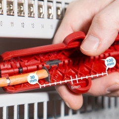 Weicon №10 инструмент для снятия внешней оболочки кабеля Cat5, Cat6, Cat7, тип "витая пара" 4,5 - 10 мм